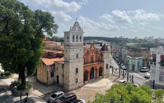 La ciudad colonial vista desde el cielo